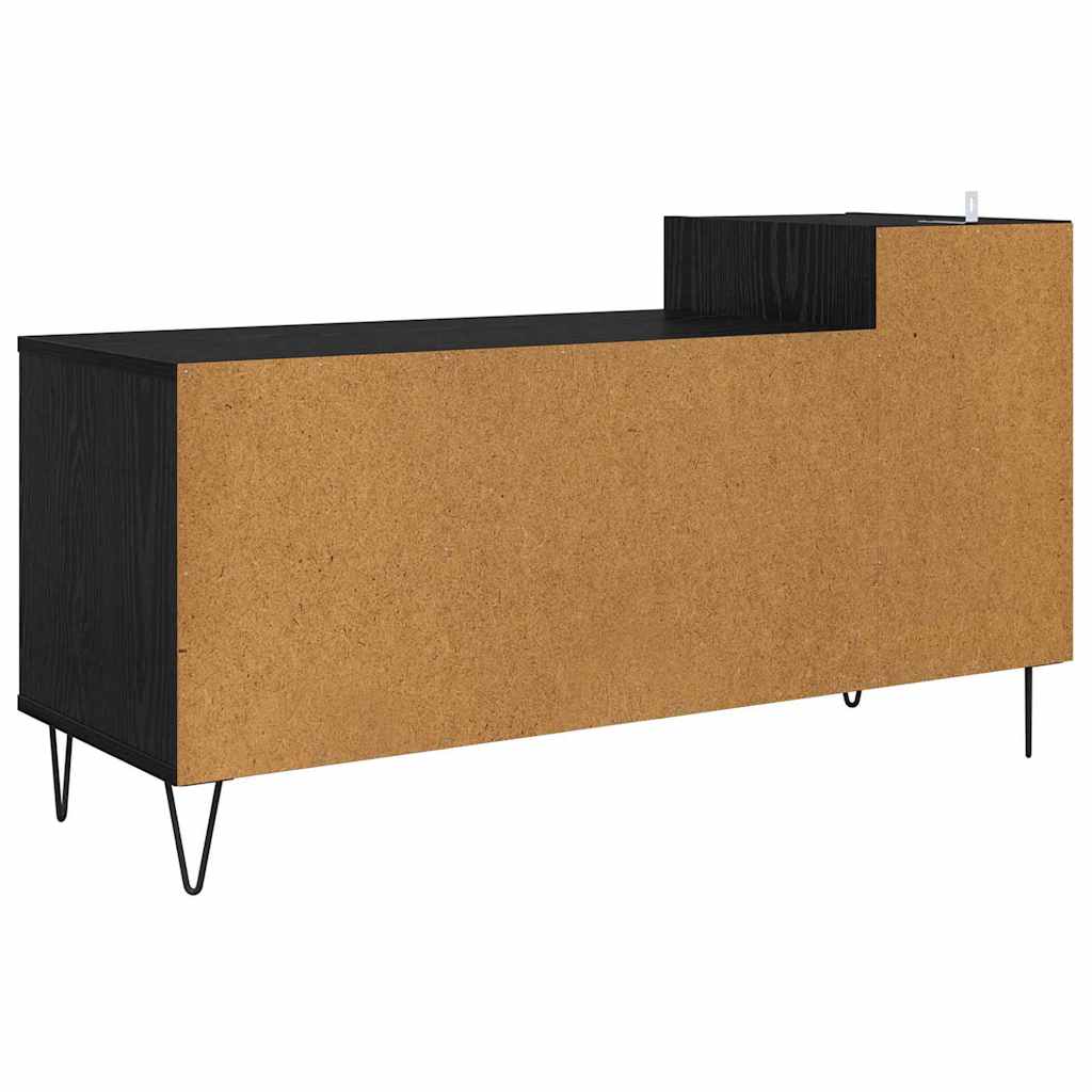Meuble TV Chêne noir 100 x 35 x 55 cm Bois d'ingénierie - XIOS