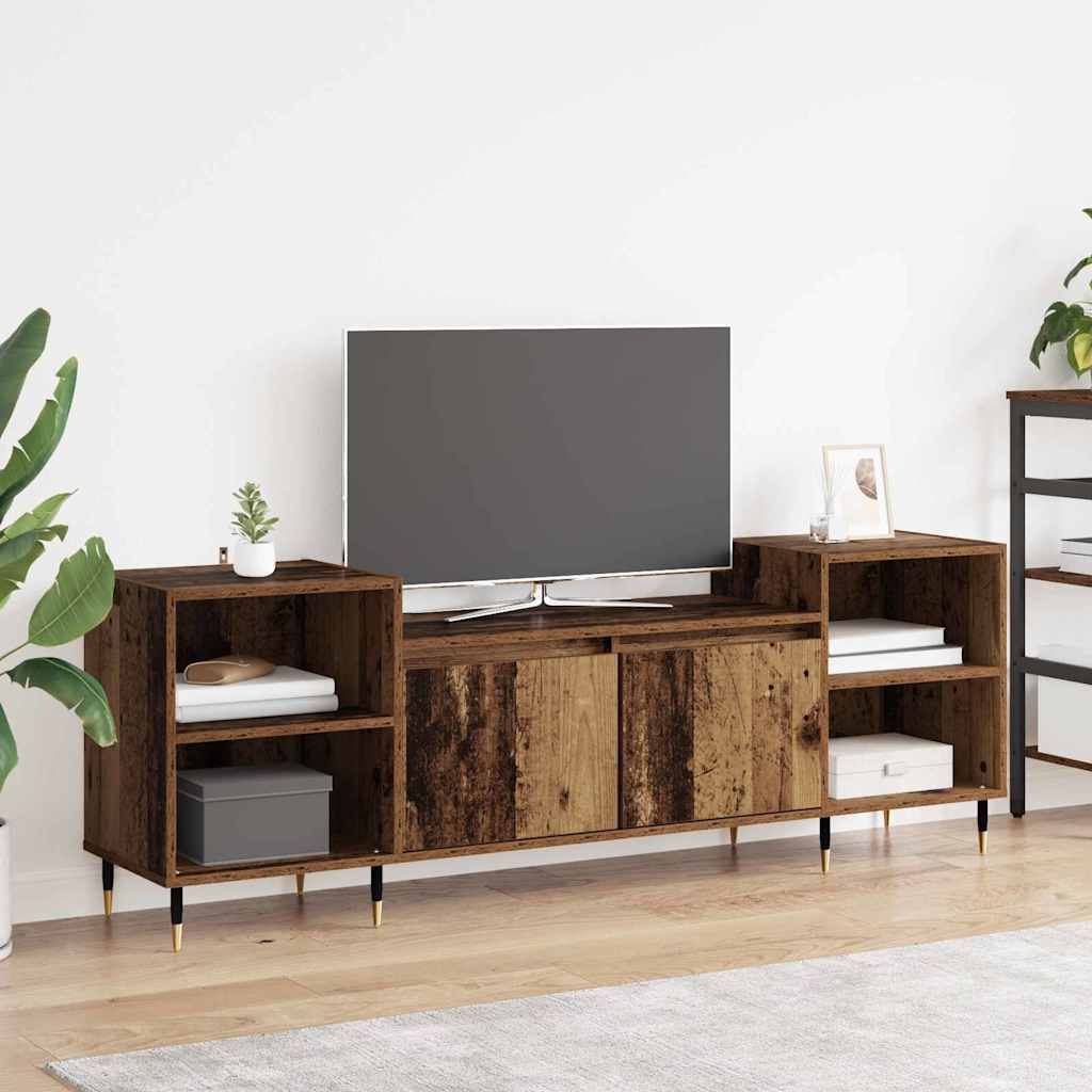 Meuble TV Bois Ancien 160 x 35 x 55 cm Bois d'ingénierie - XIOS