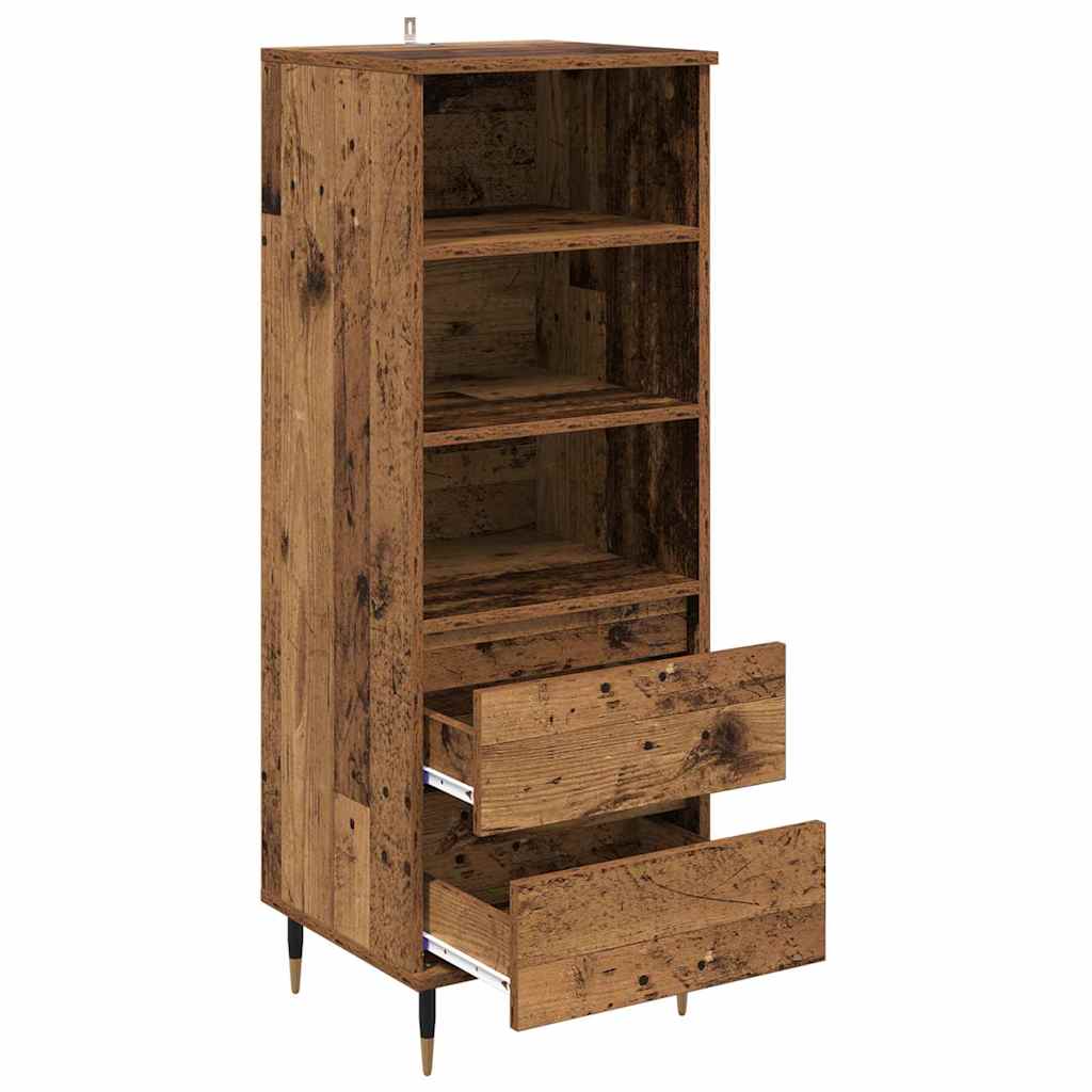 Haut Armoire Bois Ancien 40 x 36 x 110 cm Bois d'ingénierie - XIOS