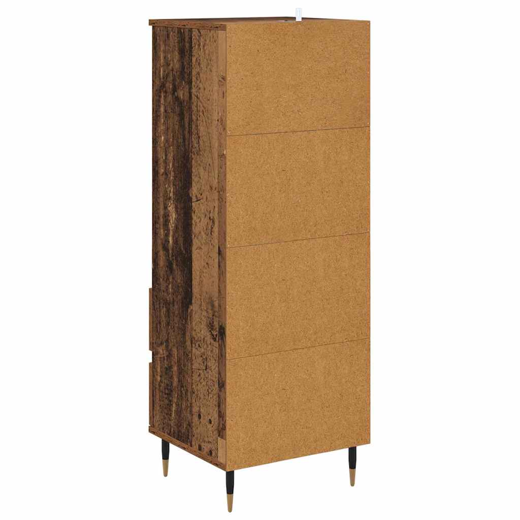 Haut Armoire Bois Ancien 40 x 36 x 110 cm Bois d'ingénierie - XIOS