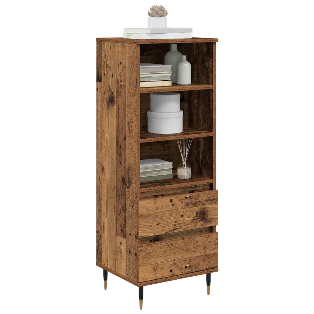 Haut Armoire Bois Ancien 40 x 36 x 110 cm Bois d'ingénierie - XIOS