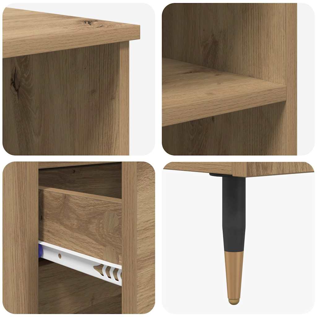 Haut Armoire Chêne artisanal 40 x 36 x 110 cm Bois d'ingénierie - XIOS