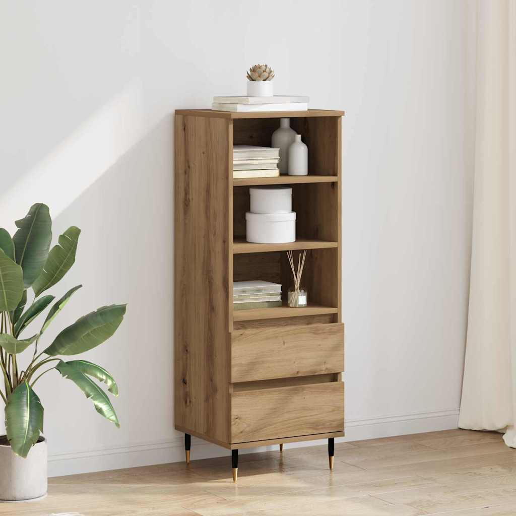 Haut Armoire Chêne artisanal 40 x 36 x 110 cm Bois d'ingénierie - XIOS