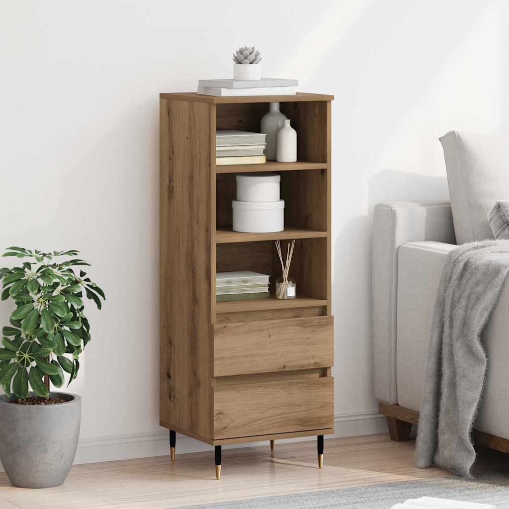 Haut Armoire Chêne artisanal 40 x 36 x 110 cm Bois d'ingénierie - XIOS