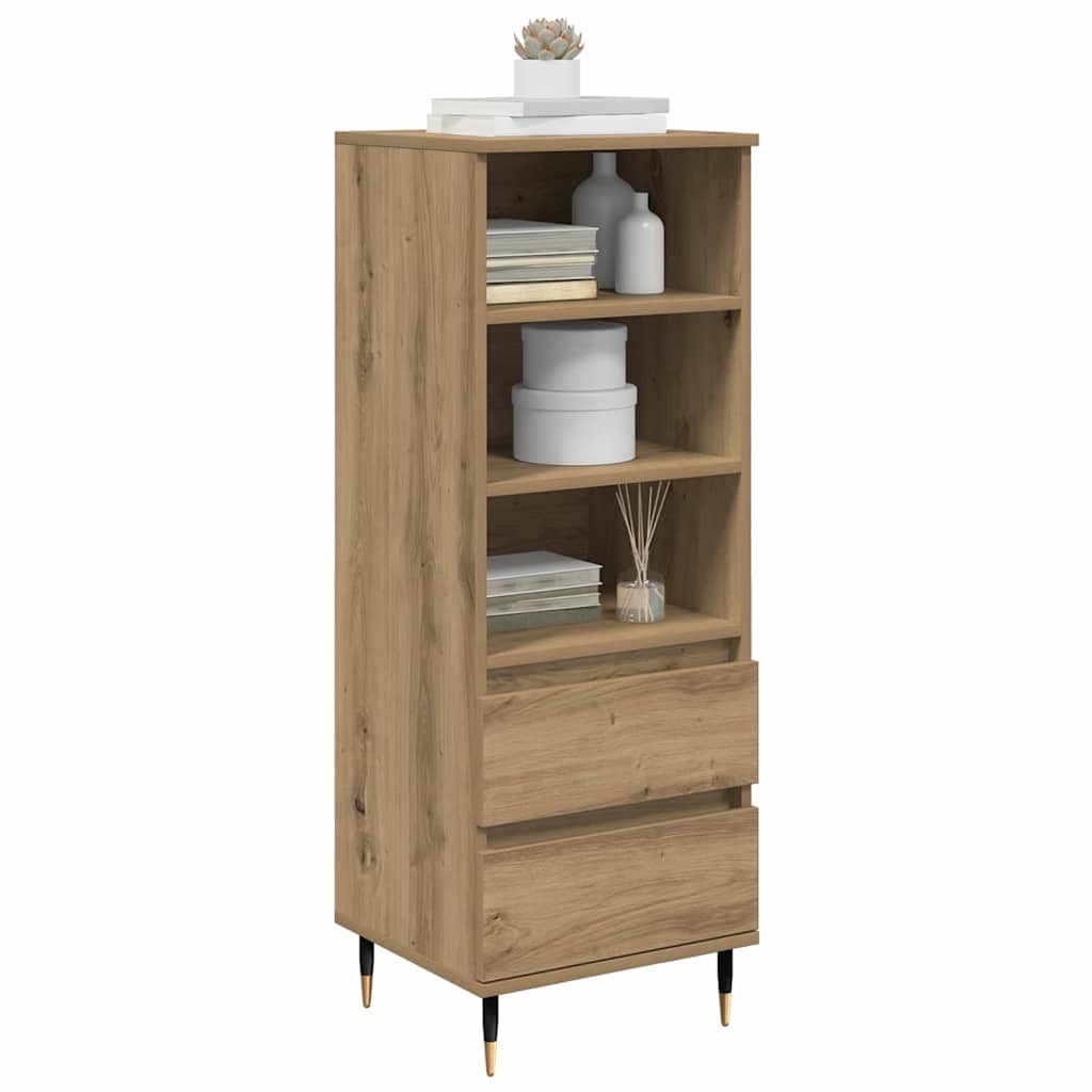Haut Armoire Chêne artisanal 40 x 36 x 110 cm Bois d'ingénierie - XIOS
