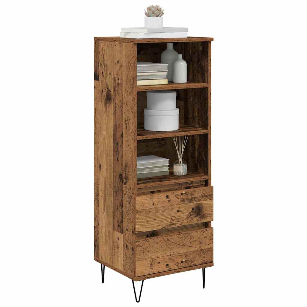 Haut Armoire Bois Ancien 40 x 36 x 110 cm Bois d'ingénierie - XIOS