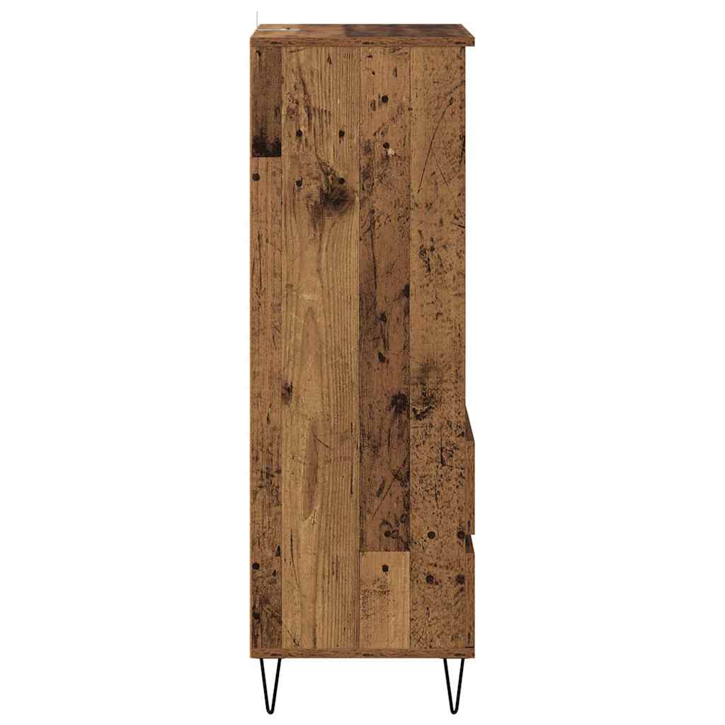 Haut Armoire Bois Ancien 40 x 36 x 110 cm Bois d'ingénierie - XIOS
