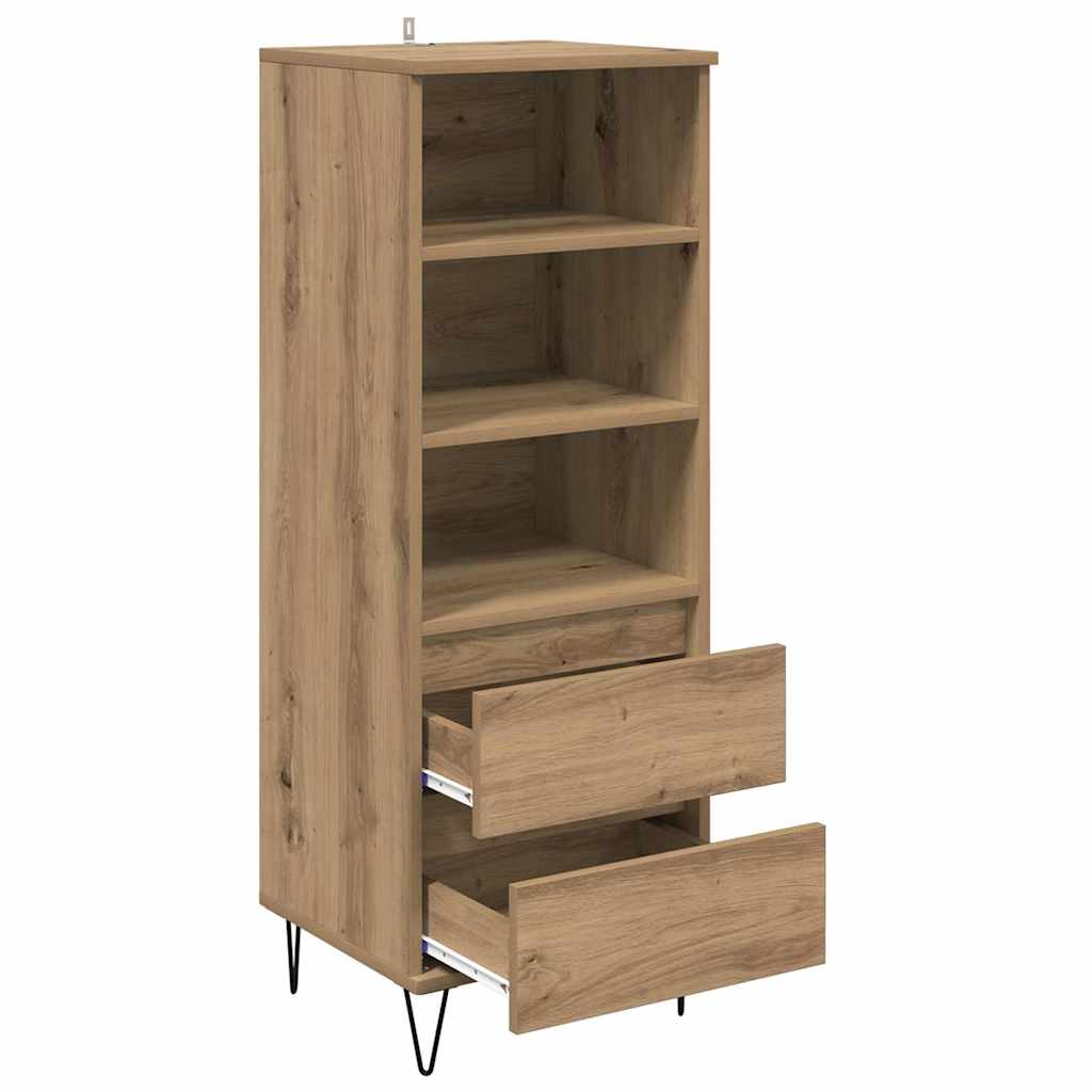 Haut Armoire Chêne artisanal 40 x 36 x 110 cm Bois d'ingénierie - XIOS