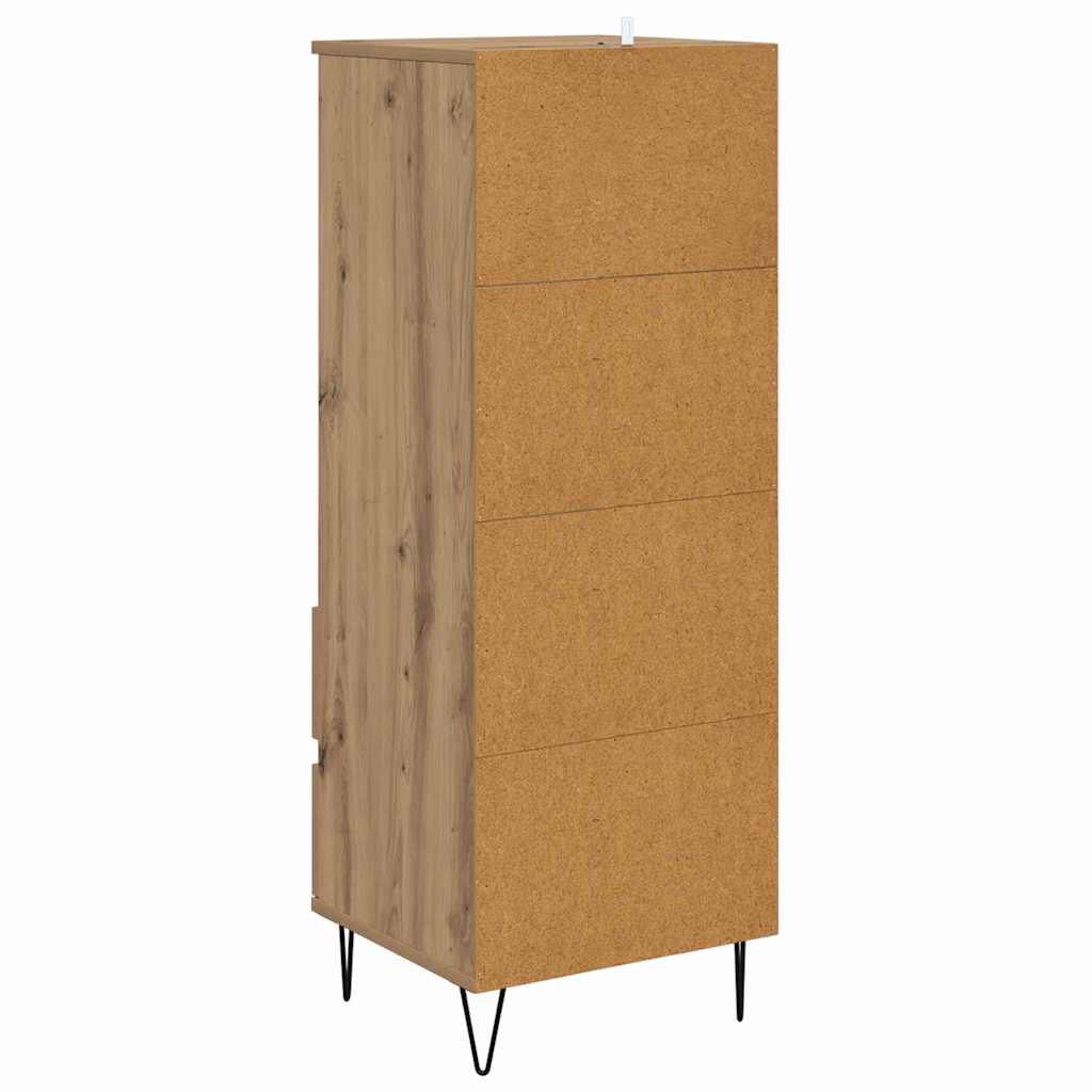 Haut Armoire Chêne artisanal 40 x 36 x 110 cm Bois d'ingénierie - XIOS