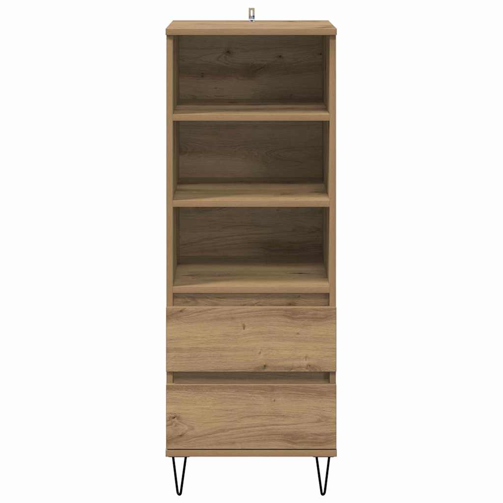 Haut Armoire Chêne artisanal 40 x 36 x 110 cm Bois d'ingénierie - XIOS