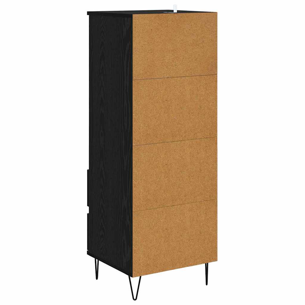 Haut Armoire Chêne noir 40 x 36 x 110 cm Bois d'ingénierie - XIOS