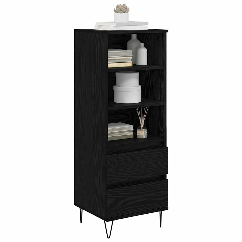 Haut Armoire Chêne noir 40 x 36 x 110 cm Bois d'ingénierie - XIOS