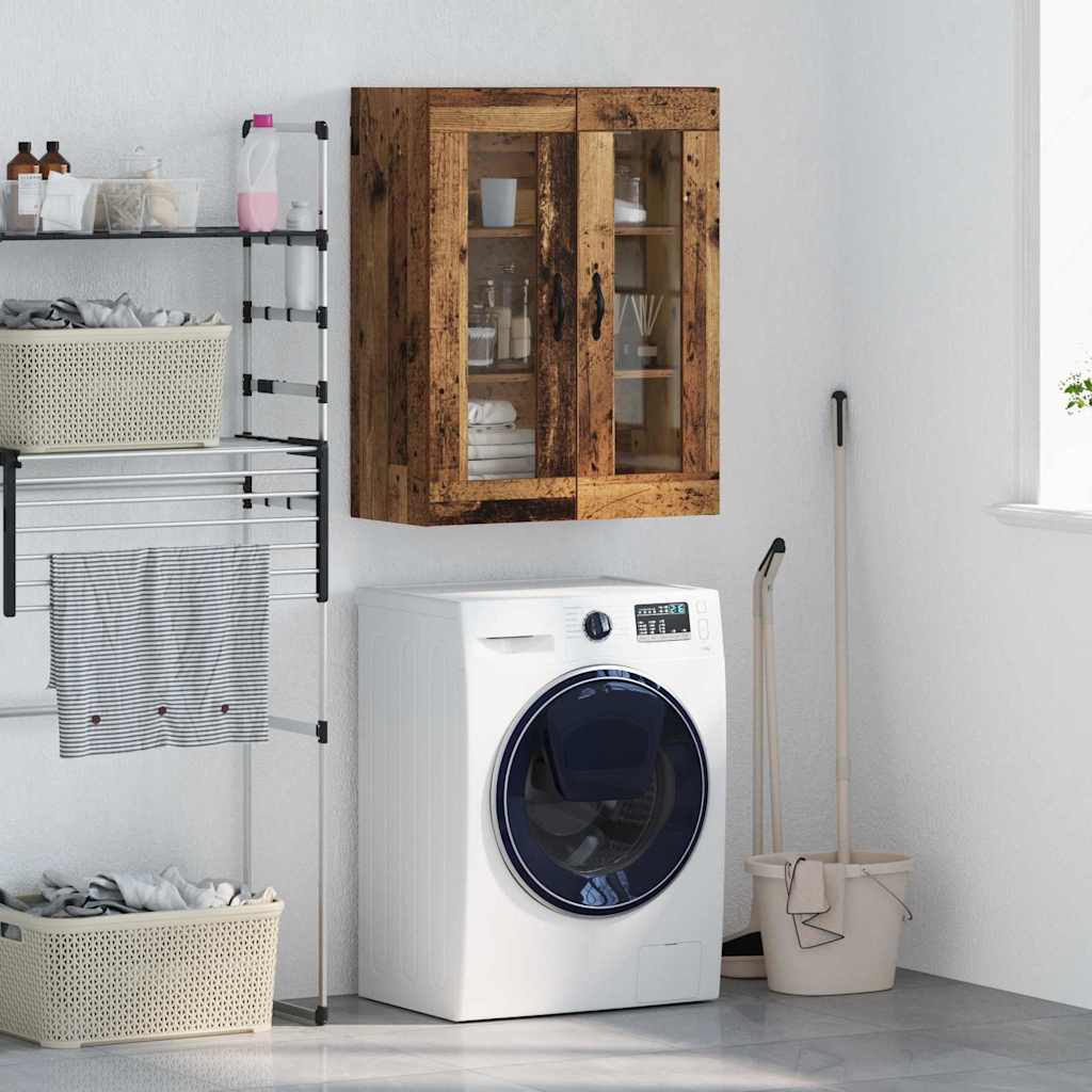 Meuble mural Bois Ancien 69,5 x 34 x 90 cm - XIOS