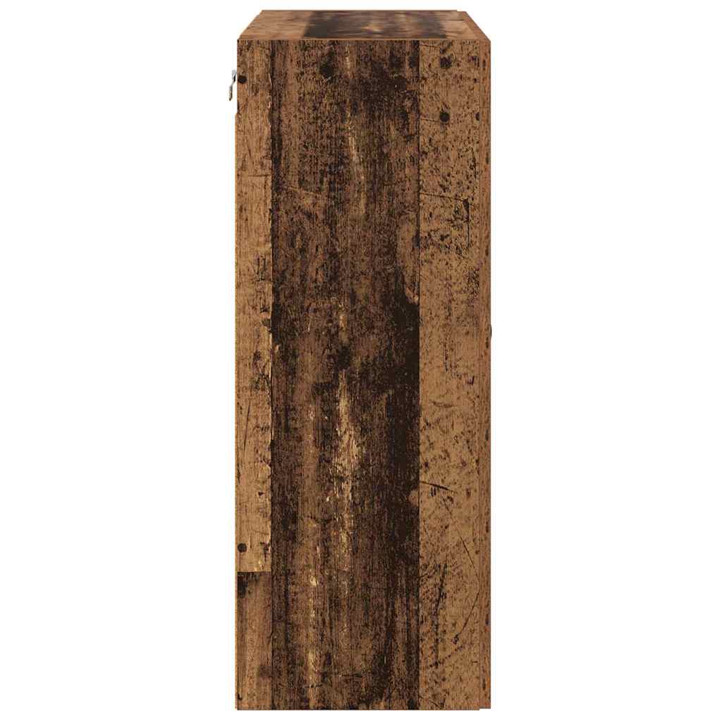 Meuble mural Bois Ancien 69,5 x 34 x 90 cm - XIOS