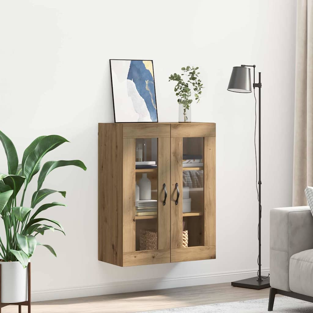 Meuble mural Chêne artisanal 69,5 x 34 x 90 cm - XIOS