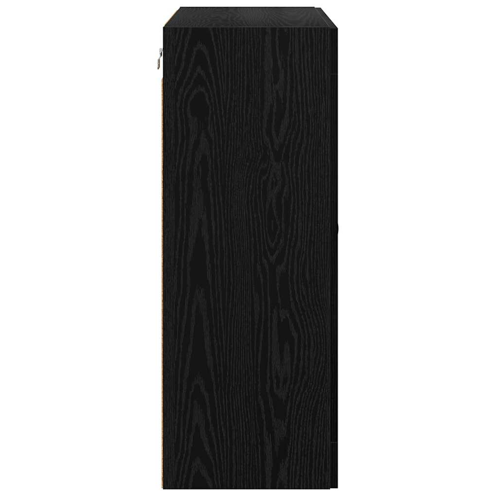 Meuble mural Chêne noir 69,5 x 34 x 90 cm - XIOS