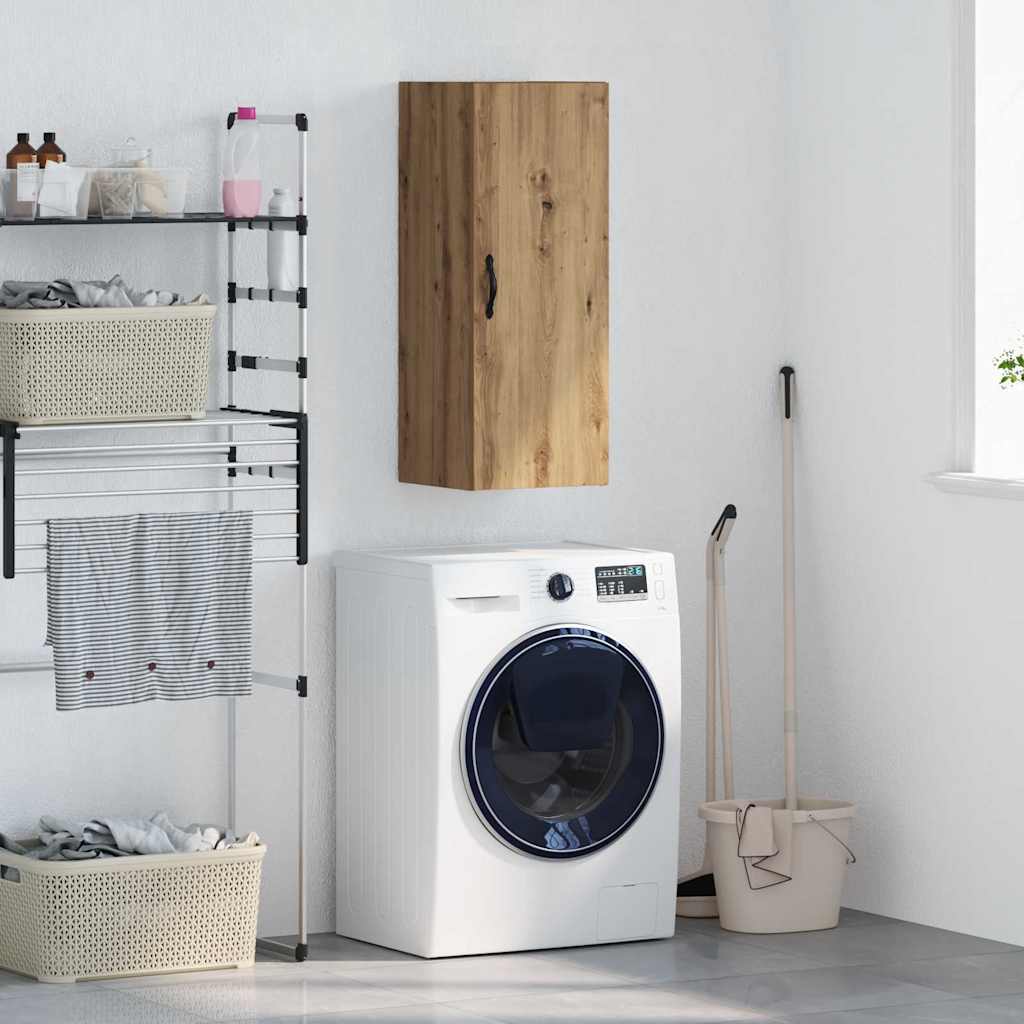 Meuble mural Chêne artisanal 34,5 x 34 x 90 cm - XIOS