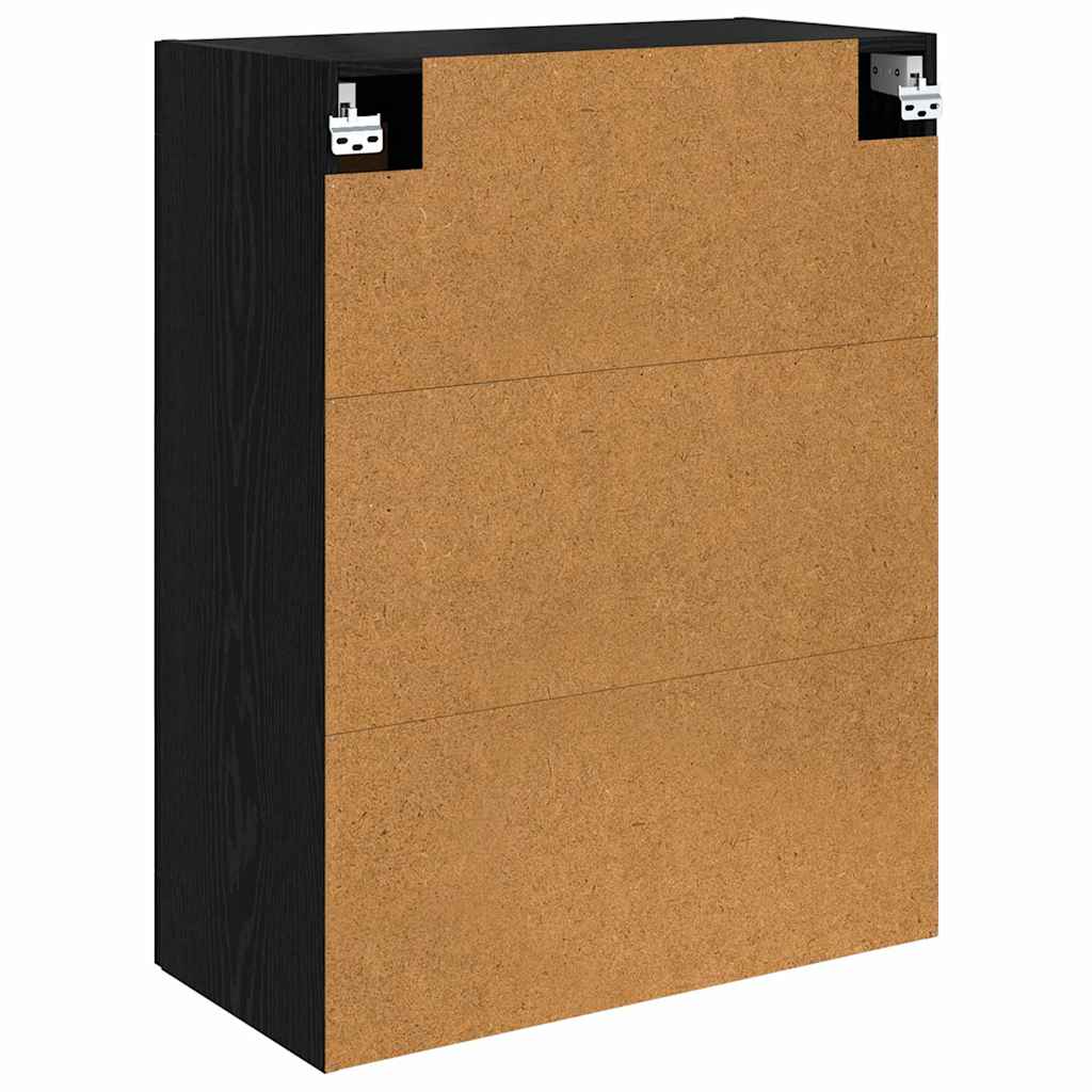 Meuble mural Chêne noir 69,5 x 34 x 90 cm Bois d'ingénierie - XIOS