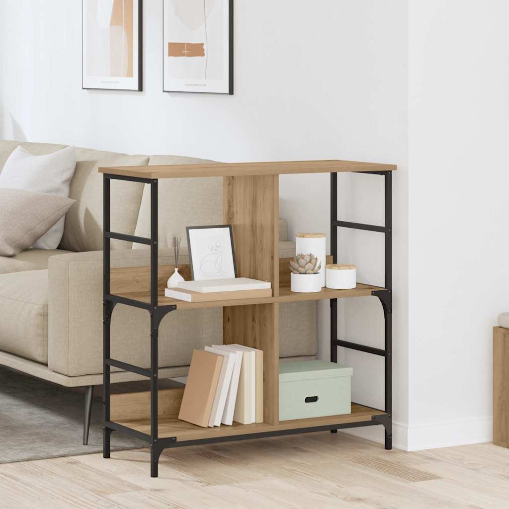 Étagère chêne artisanal 78.5 x 33 x 82 cm Bois d'ingénierie - XIOS
