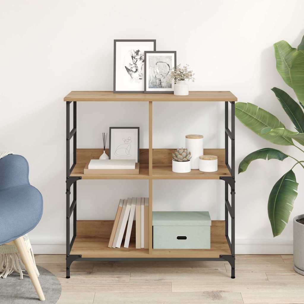 Étagère chêne artisanal 78.5 x 33 x 82 cm Bois d'ingénierie - XIOS