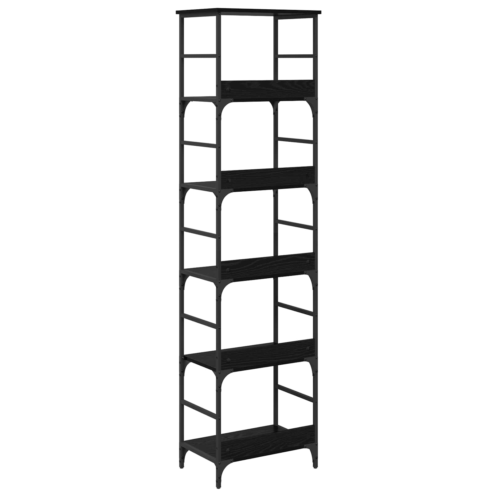 Étagère Chêne noir 50 x 33 x 188,5 cm Bois d'ingénierie - XIOS