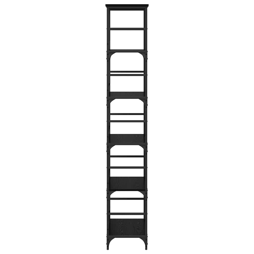 Étagère Chêne noir 50 x 33 x 188,5 cm Bois d'ingénierie - XIOS