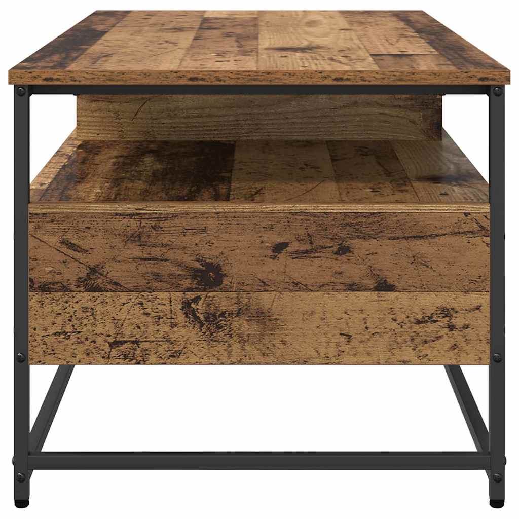 Table basse Bois ancien 100 x 51 x 45 cm Bois d'ingénierie - XIOS