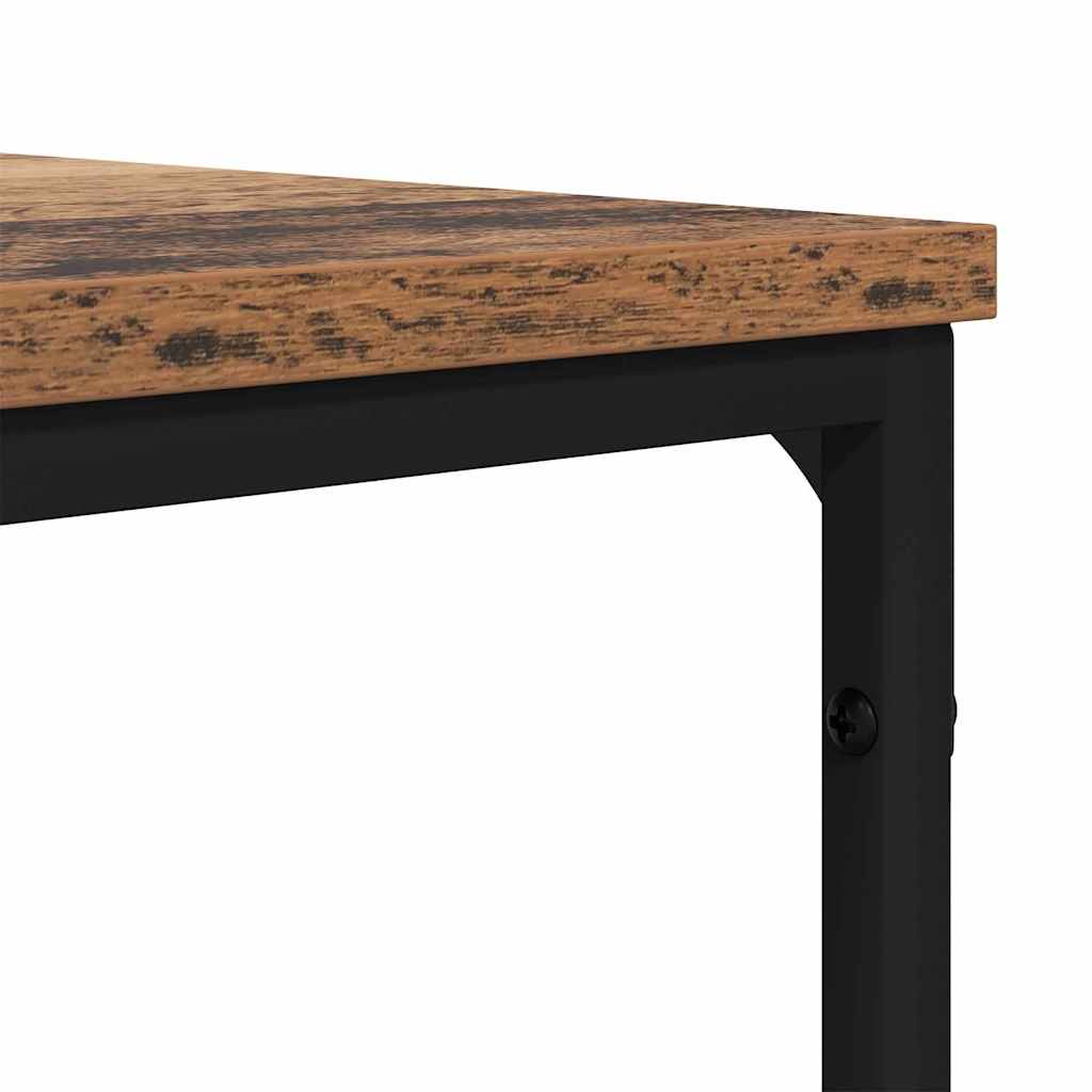 Table basse Bois Ancien 100 x 100 x 40 cm Bois d'ingénierie