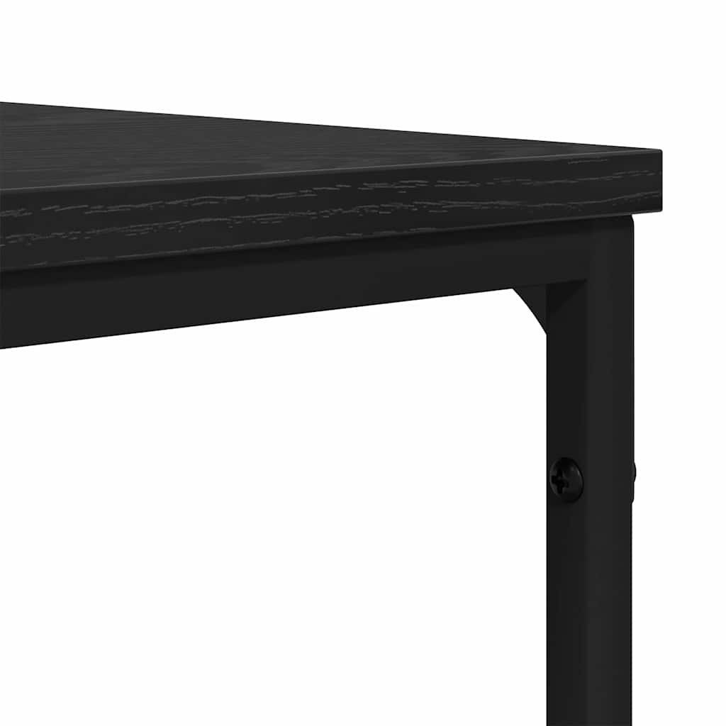 Table basse Chêne noir 100 x 100 x 40 cm Bois d'ingénierie - XIOS