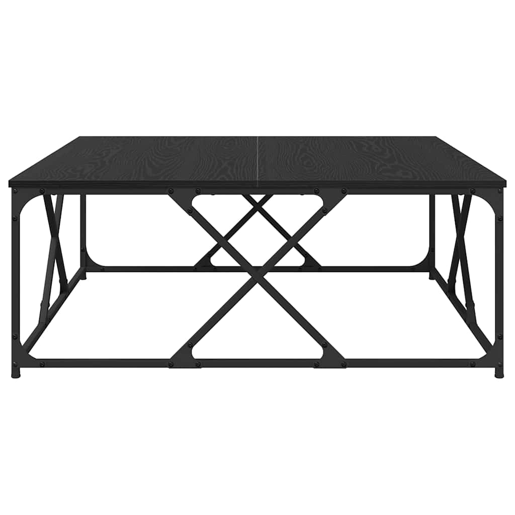 Table basse Chêne noir 100 x 100 x 40 cm Bois d'ingénierie - XIOS