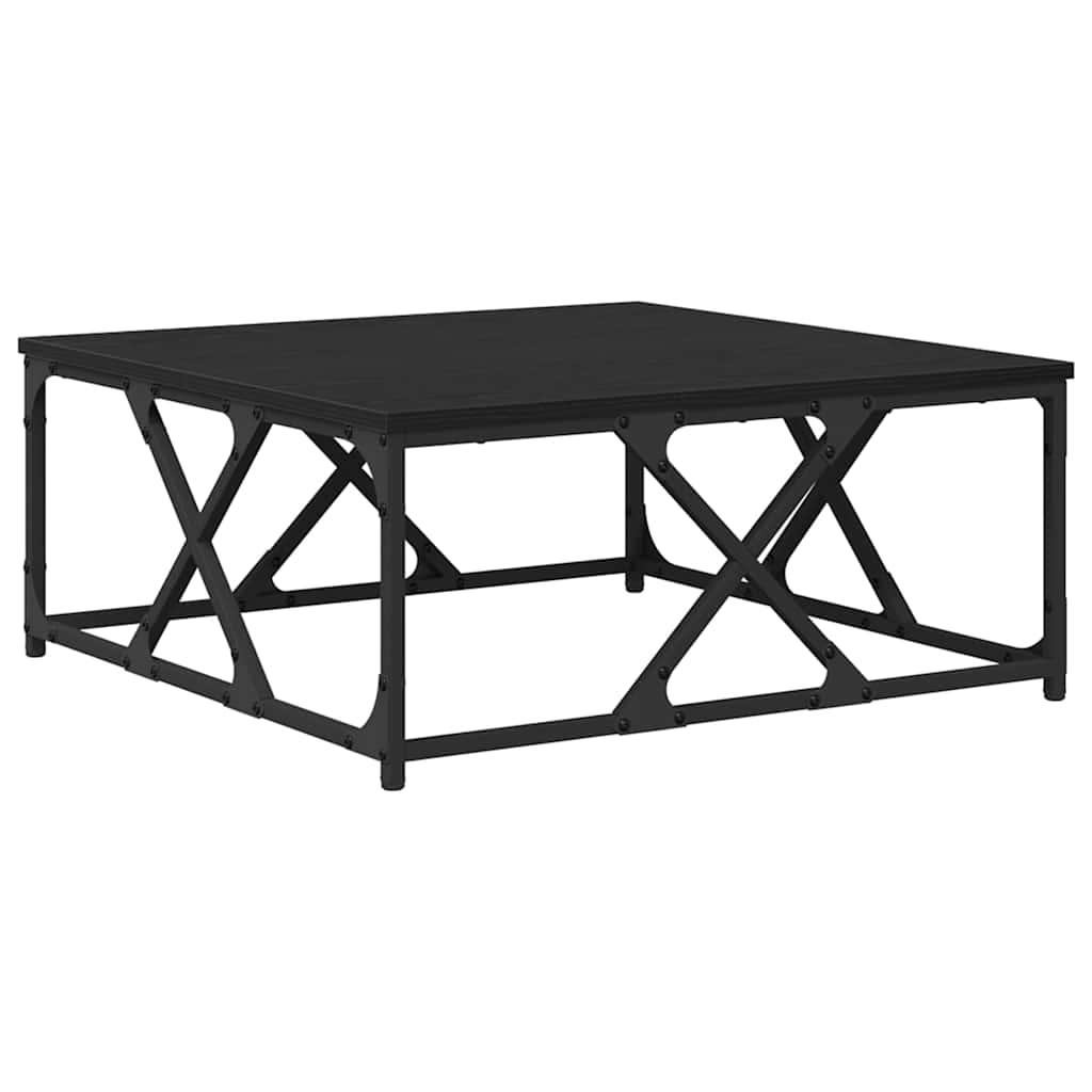 Table basse Chêne noir 70 x 70 x 30 cm Bois d'ingénierie - XIOS