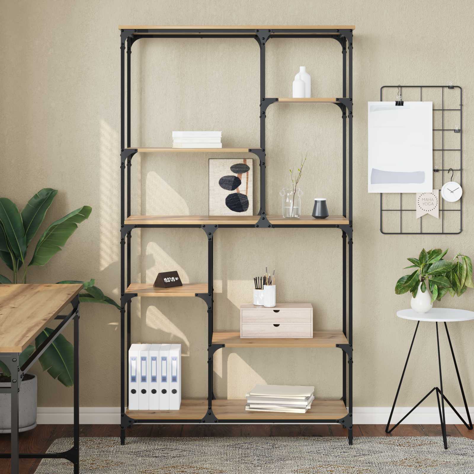 Étagère Chêne artisanal 99 x 35,5 x 176 cm Bois d'ingénierie - XIOS