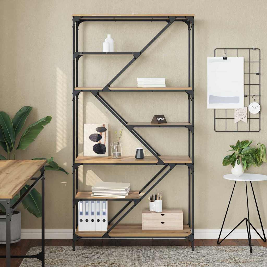 Étagère Chêne artisanal 91 x 36 x 176 cm Bois d'ingénierie - XIOS