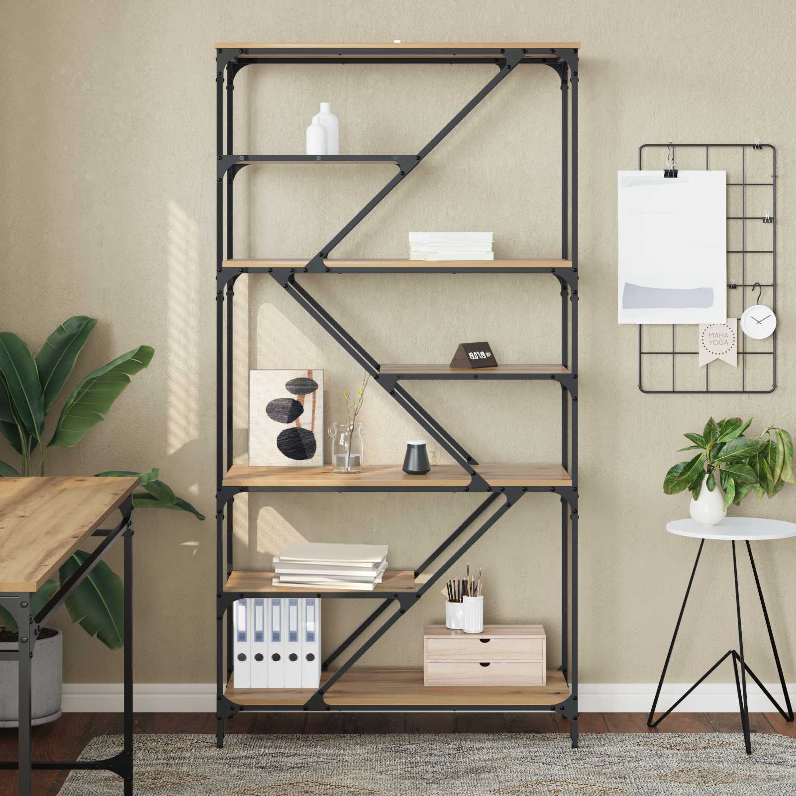 Étagère Chêne artisanal 91 x 36 x 176 cm Bois d'ingénierie - XIOS