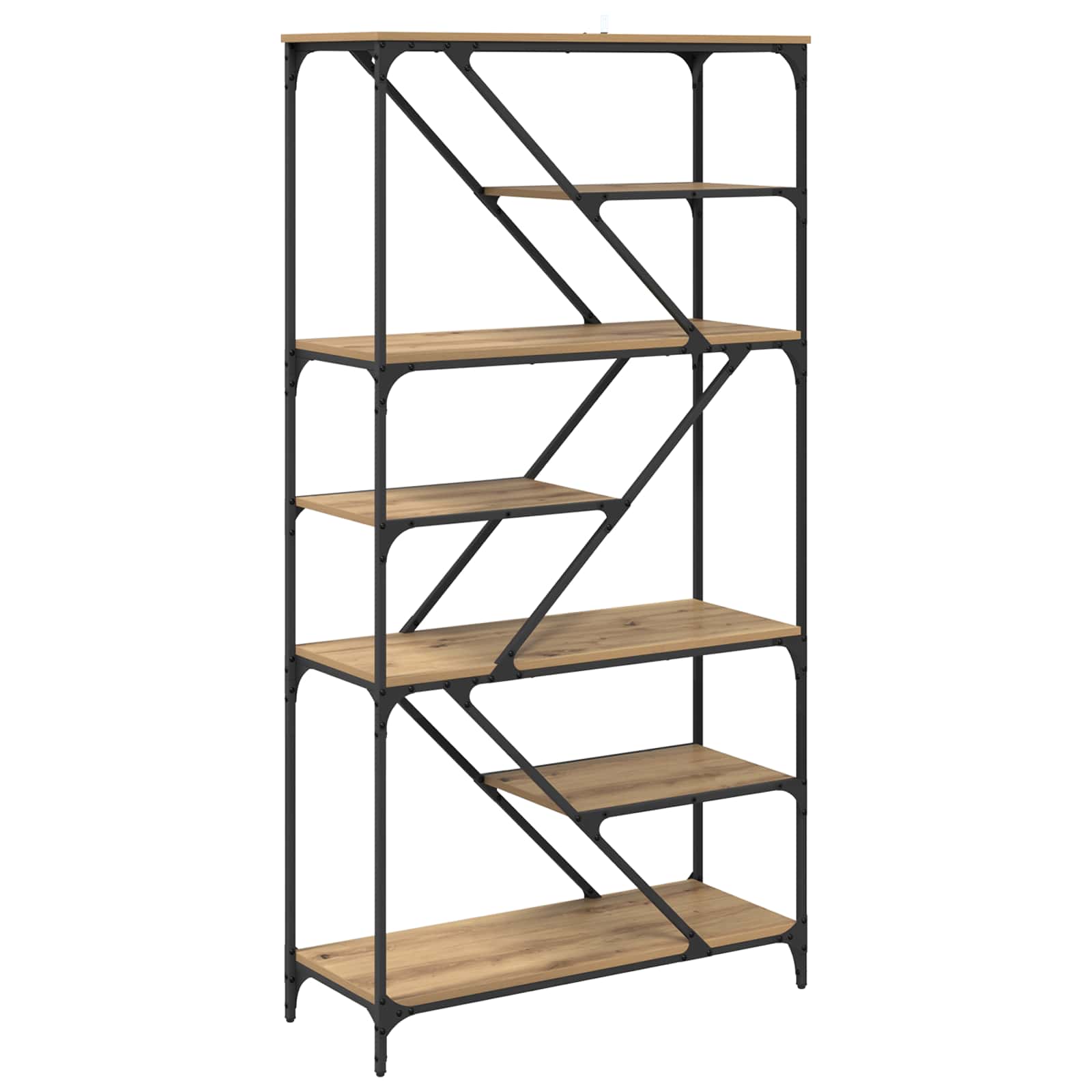 Étagère Chêne artisanal 91 x 36 x 176 cm Bois d'ingénierie - XIOS