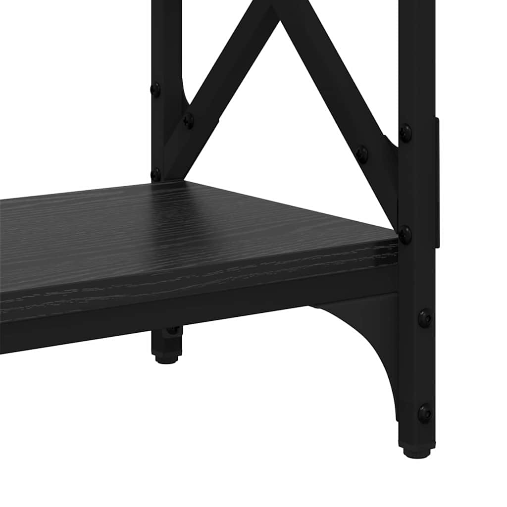 Table console Chêne noir 100 x 28 x 80,5 cm Bois d'ingénierie - XIOS