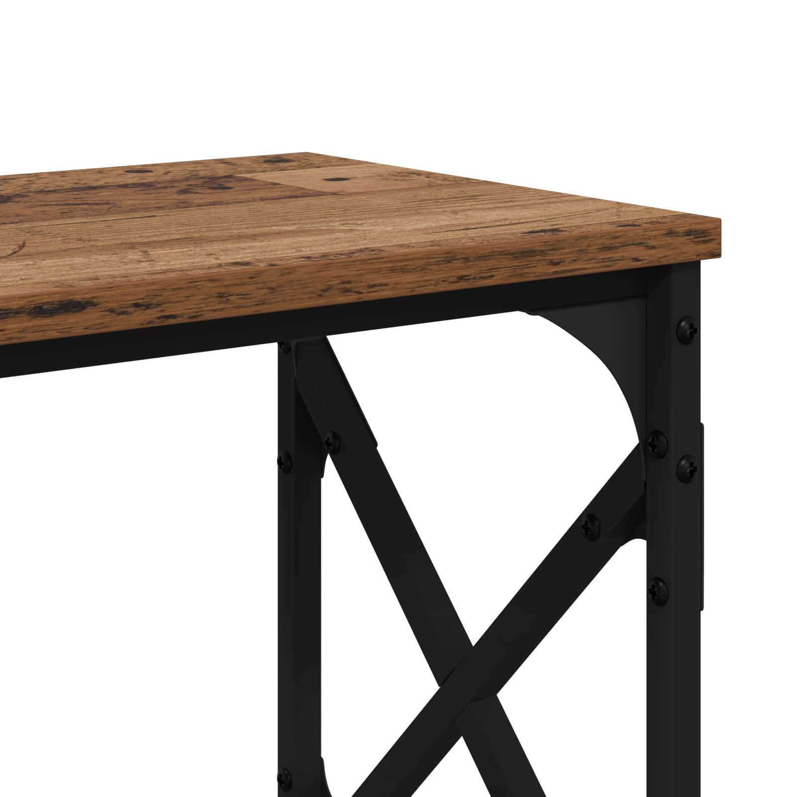 Table console Bois ancien 156 x 28 x 80,5 cm Bois d'ingénierie - XIOS