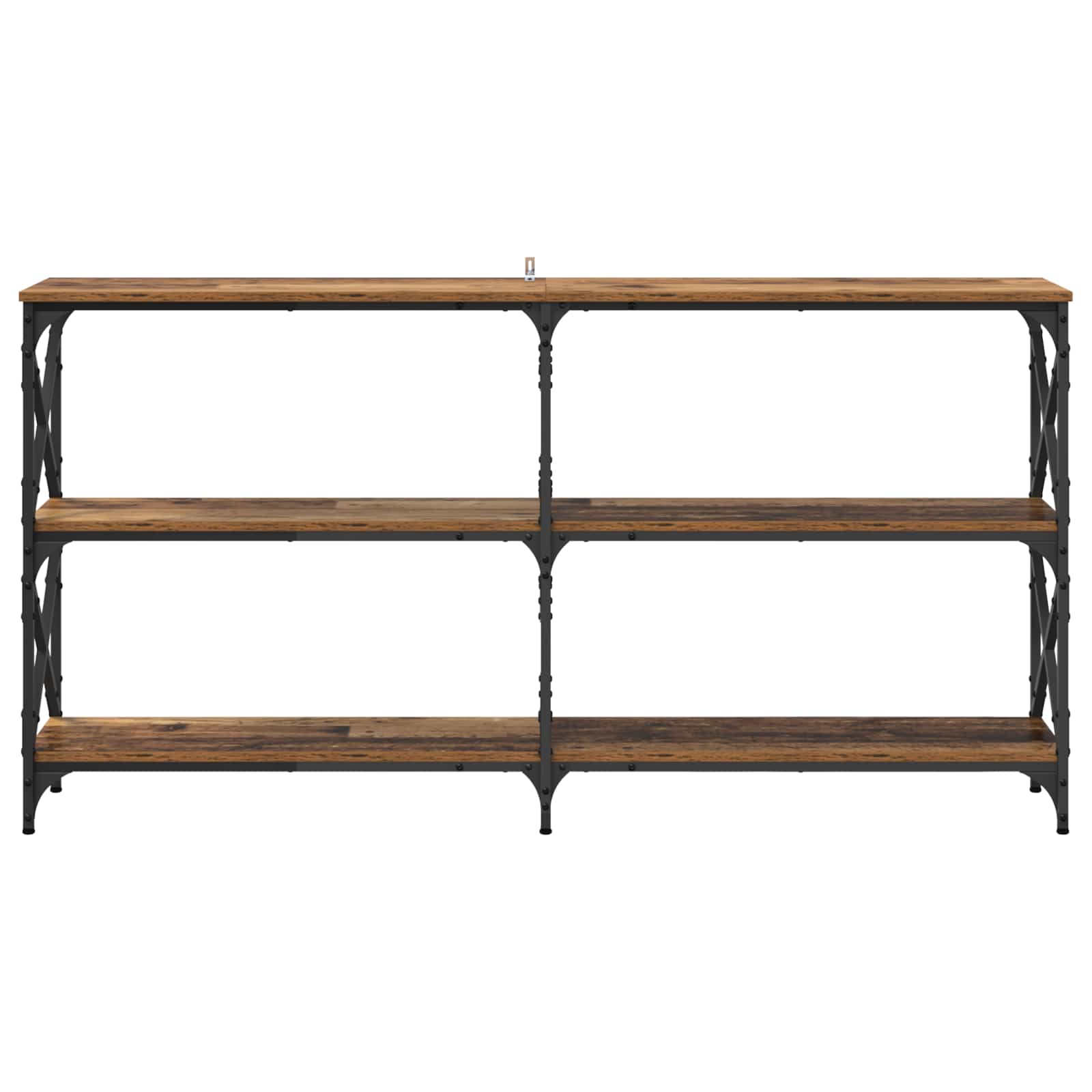 Table console Bois ancien 156 x 28 x 80,5 cm Bois d'ingénierie - XIOS