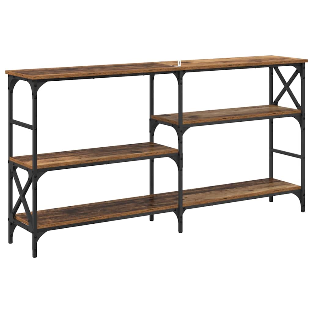 Table console Bois ancien 150 x 29 x 76,5 cm Bois d'ingénierie - XIOS