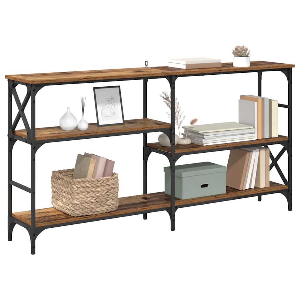 Table console Bois ancien 150 x 29 x 76,5 cm Bois d'ingénierie - XIOS