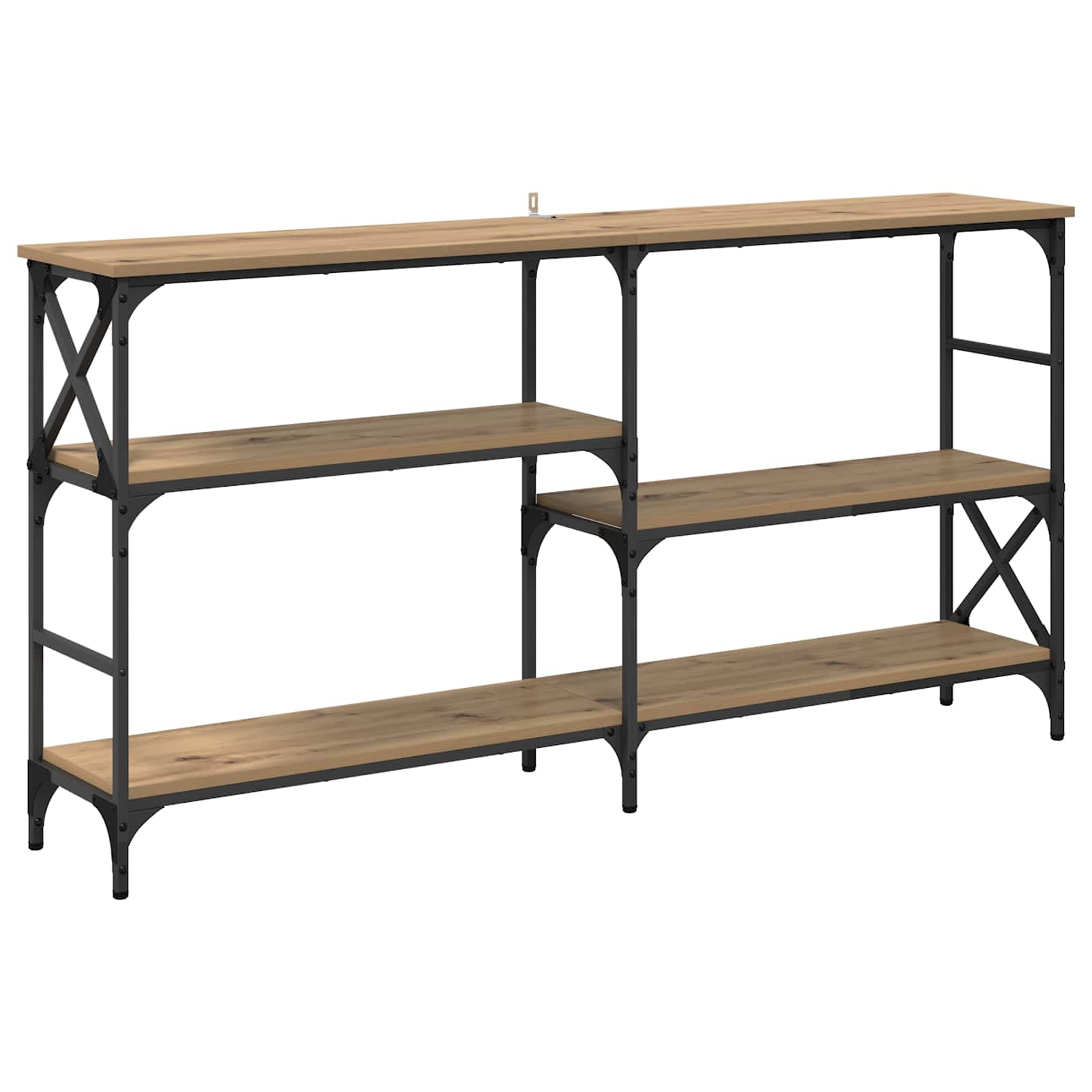 Table console Chêne artisanal 150 x 29 x 76,5 cm - XIOS