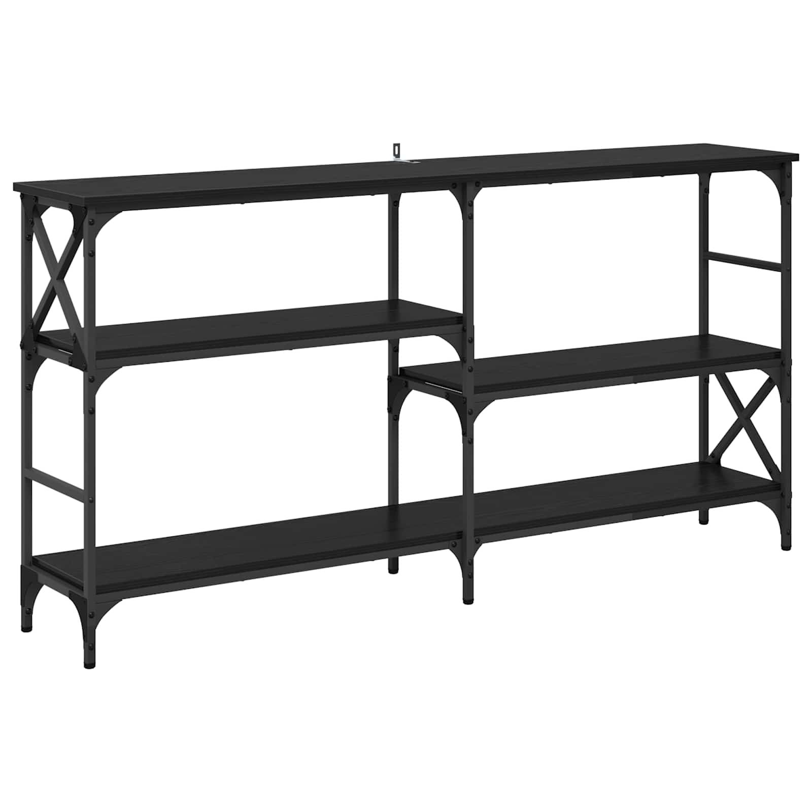 Table console Chêne noir 150 x 29 x 76,5 cm Bois d'ingénierie - XIOS