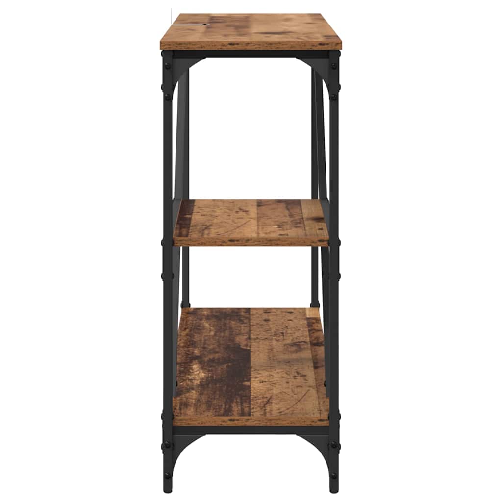 Table console Bois Ancien 88,5 x 30 x 75 cm Bois d'ingénierie - XIOS