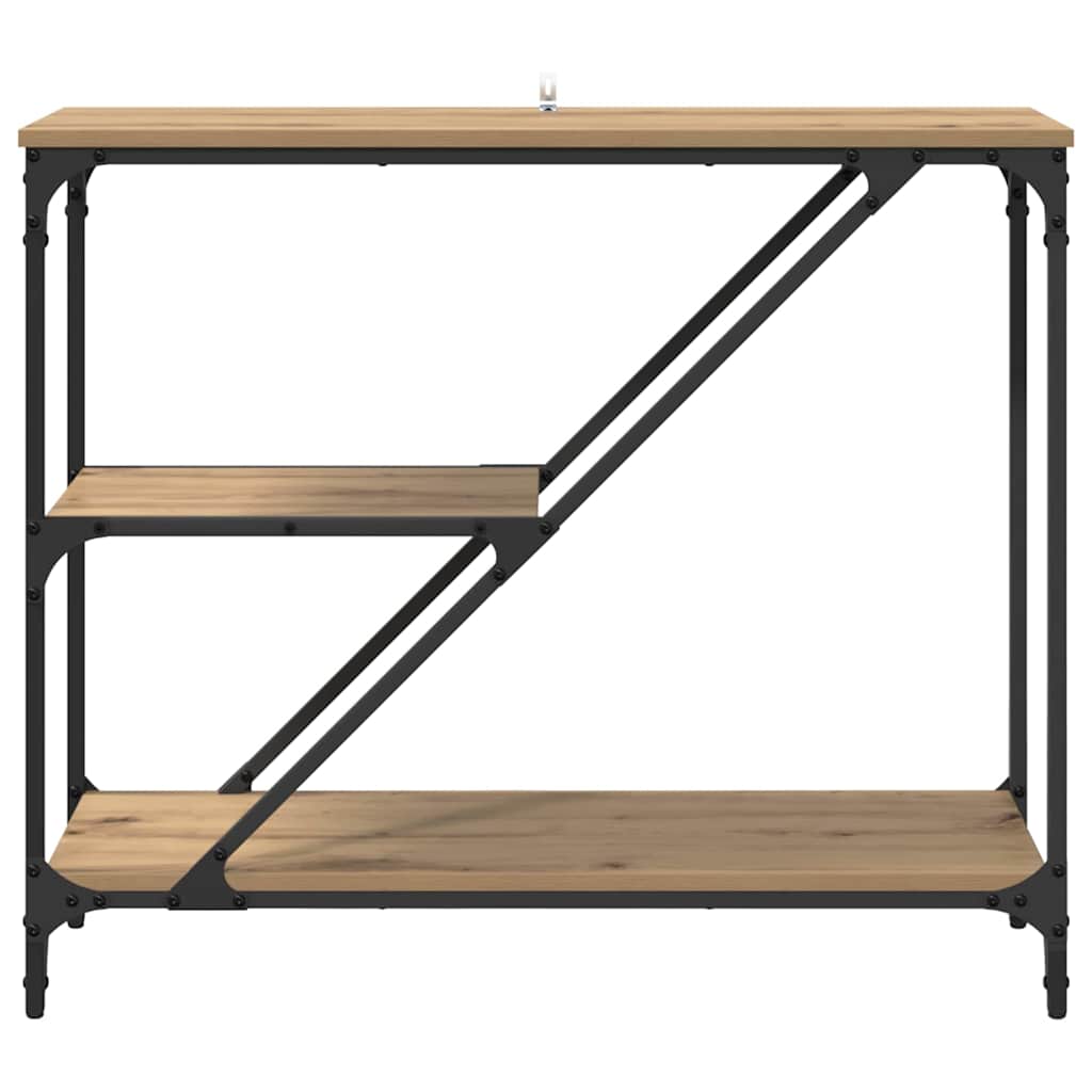 Table console Chêne artisanal 88,5 x 30 x 75 cm - XIOS