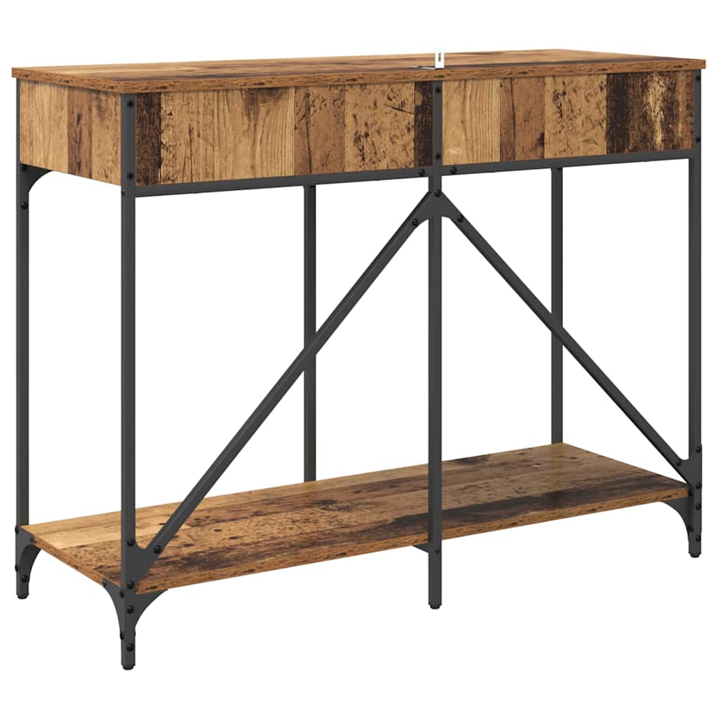 Table console Bois Ancien 100 x 39 x 78,5 cm Bois d'ingénierie - XIOS