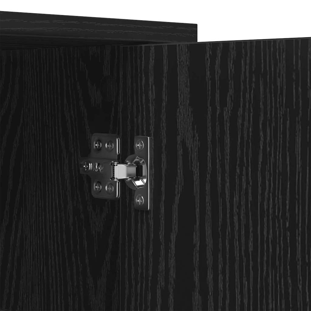Buffet Chêne noir 70 x 30 x 80 cm Bois d'ingénierie - XIOS