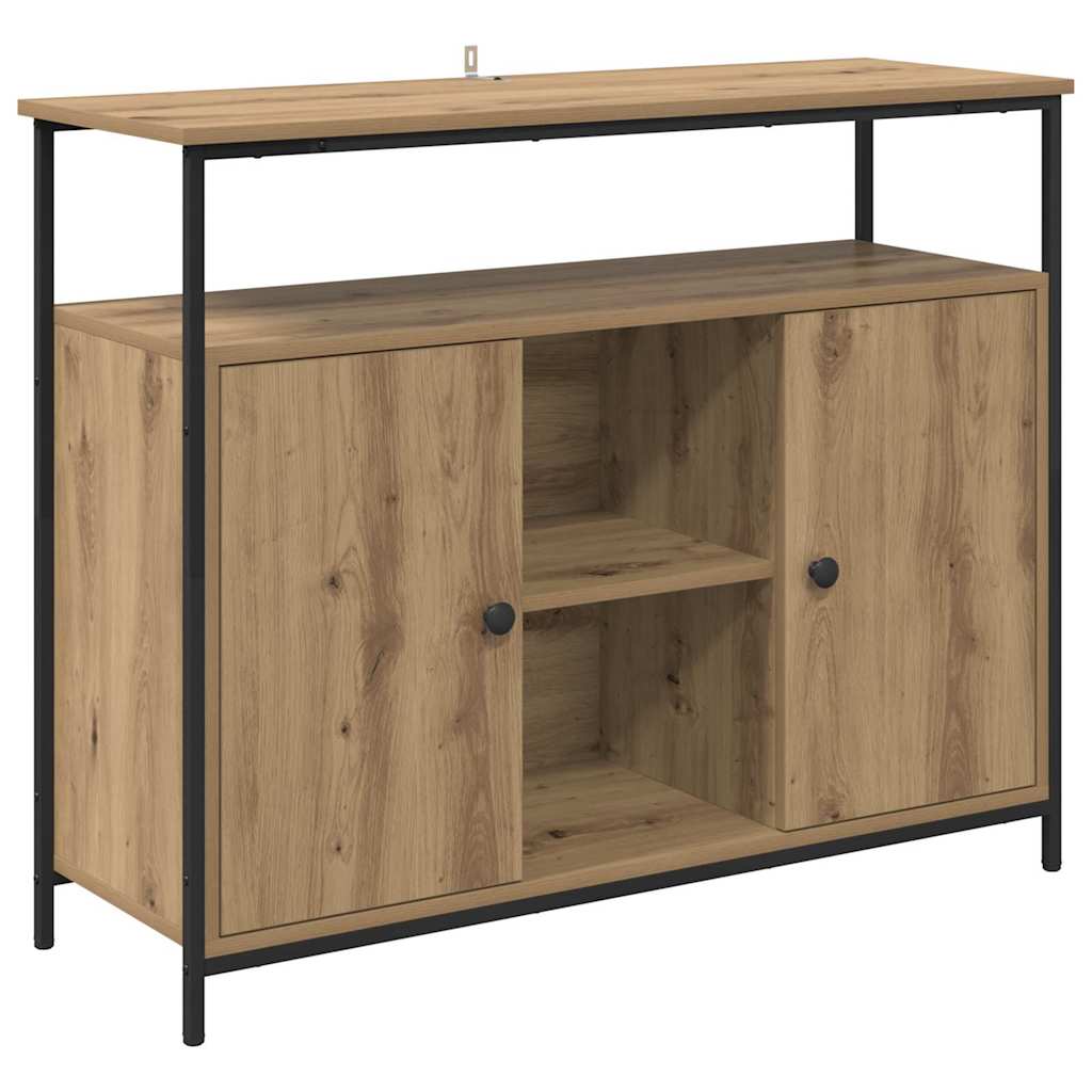 Buffet Chêne artisanal 100 x 35 x 80 cm Bois d'ingénierie - XIOS