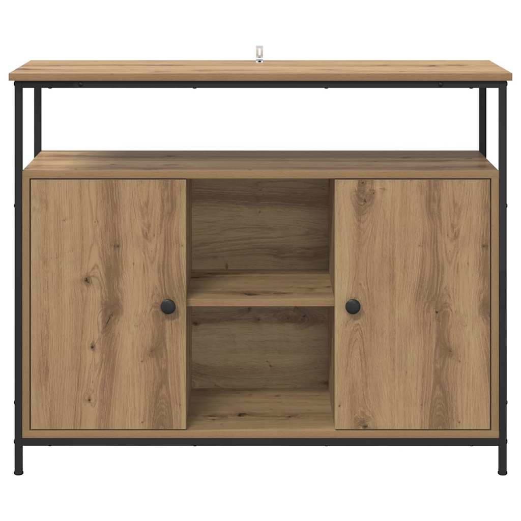 Buffet Chêne artisanal 100 x 35 x 80 cm Bois d'ingénierie - XIOS