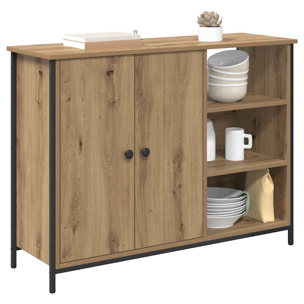 Buffet Chêne artisanal 100 x 33 x 75 cm Bois d'ingénierie - XIOS