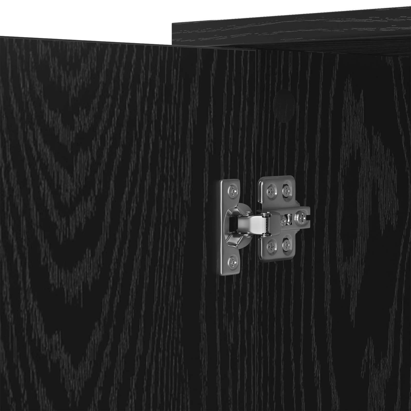 Buffet Chêne noir 100 x 33 x 75 cm Bois d'ingénierie - XIOS